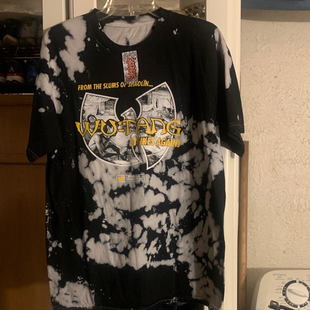 Wu-Tang Clan Black and White Graphic T-Shirt